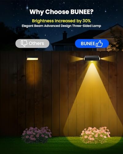 12 Pack Waterproof Solar Fence Lights for Outdoor 12 Modes Warm & Cool White RGB LED Spot Lens 3-Sided Solar Powered Wall Lighting, Decor for Outside Patio Step Backyard Deck Railing Pool - Image 6