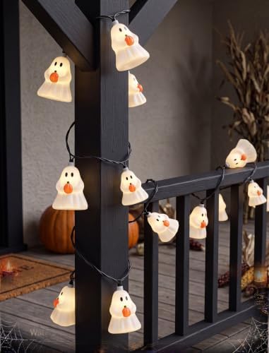 Halloween Decorations Ghost String Lights, 8.5Ft 10 LED Lights Outdoor - Image 6