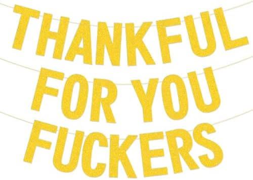 Friendsgiving Banner for Thanksgiving Friendsgiving Decorations by Deneo
