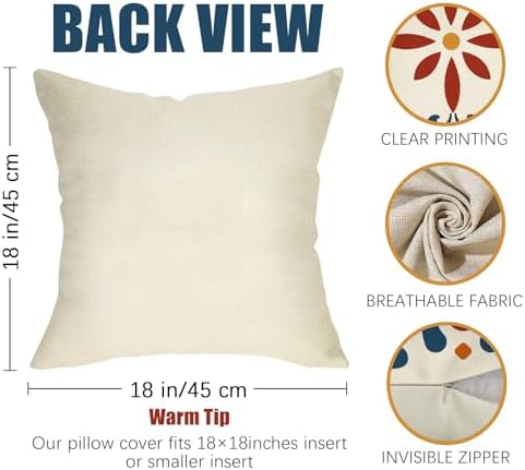 Fahrendom Mexican Talavera Tile Decorative Throw Pillow Covers - Image 2