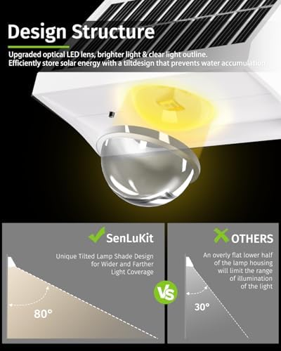 Solar Fence Lights Outdoor Waterproof Warm & Cool White & RGB（2 Pack White） - Image 7