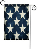 Moslion Star Garden Flag Vertical Double Sided Antique American Flag Stars Patriotic Memorial Day Fourth of July House Flags Home Burlap Banners 12.5x18 Inch for Outdoor Decor Lawn by Moslion