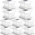 SIEDiNLAR Solar Post Lights Outdoor, 10 Pack, 4 Modes, 40 LEDs, White by Siedinlar
