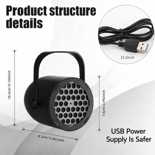 Halloween Projector Lights Outdoor/Indoor, Led Lights Projector for Halloween Decorations,USB-Powered Gifts, Holiday Projector for Halloween Party - Image 4