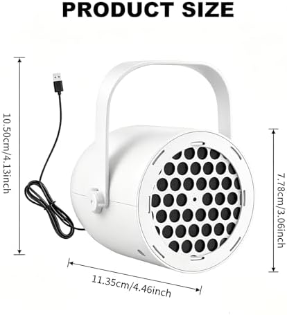 LED Halloween Projector Lamp, 16-Pattern HD Projector Light, USB-Powered mini ABS Projector, Indoor Outdoor Home Decor for Living Room Bedroom Party - Image 7
