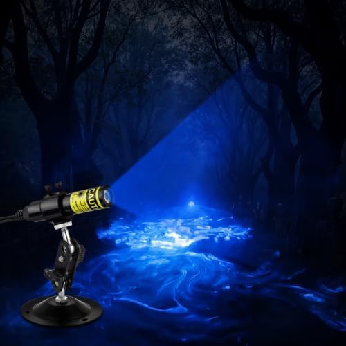 Blue Laser Line Projector for Halloween Swamp Party Decoration by Unknown