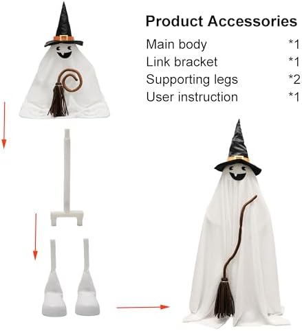 Halloween Decorations Outdoor Indoor, Color Changing Light Up Ghosts - Image 5