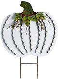 Pumpkin Garden Stake Metal Pumpkin Yard Sign Fall Decor Decorative Pumpkin by Unknown
