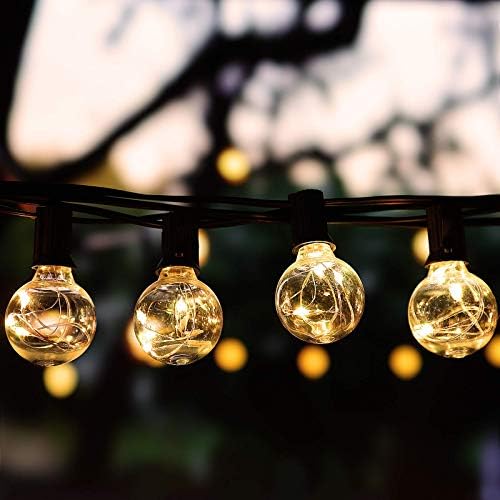 OMIKA 50FT Outdoor String Lights, Patio Light Outdoor Waterproof with 50+2 Shatterproof Dimmable G40 Bulbs, Color Changing LED Outside Light Connectable Hanging Lights for Pergola Backyard Party - Image 7