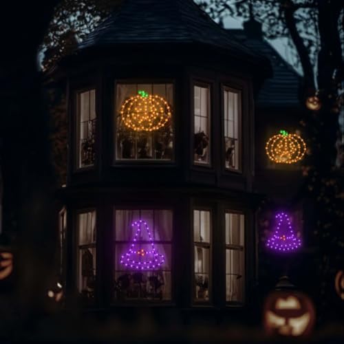 Halloween Window Lights, 2 Pack LED Waterproof Timer Indoor Decor - Image 5