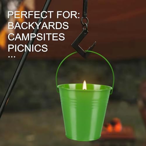 Citronella Candles Outdoor Set of 4-12oz Multicolor Soy Wax Candles, Clean Burning Smokeless for Patio Garden Balcony Decor, Long-Lasting Outdoor Candles with Natural Soy Wax Blend - Image 7