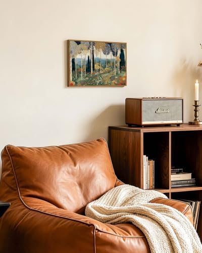 HUARCEY Botanical Forest Canvas Wall Art Framed 12x16, Vintage Landscape - Image 3