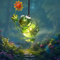 Frog Solar Hanging Lantern Outdoor Garden Decor by Unknown