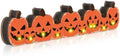 Yousoontic Halloween Table Decorations, Light up Pumpkin Table Centerpieces Spooky Wooden Sign Decorations with LED Lights 3D Block Pumpkin Decor for Halloween Tabletop Mantel Desk Home Office Party by Yousoontic