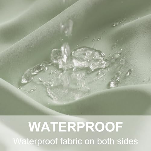 RYB HOME Outdoor Curtains for Patio Waterproof Privacy Thermal Insulated - Image 5