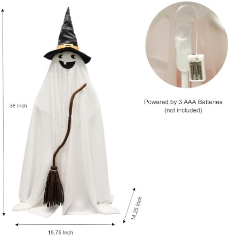 Halloween Decorations Outdoor Indoor, Color Changing Light Up Ghosts - Image 6