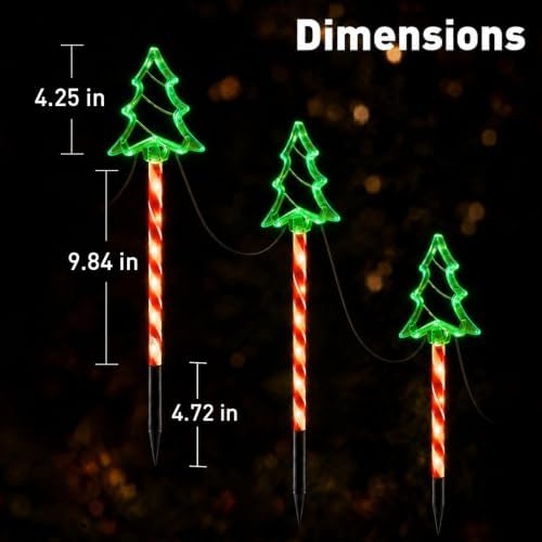 Solar Christmas Lights Outdoor, Yard Decor for Garden, Lawn and Pathway - Image 4