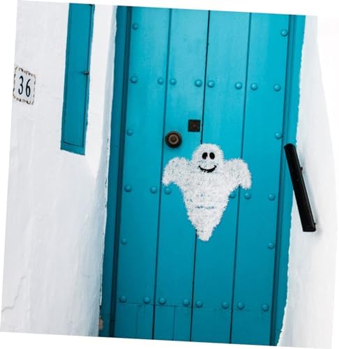 3pcs Halloween Door Hanging Sign Halloween 3D Tinsel Ghost Bat Pumpkin Decoration for Home Outdoor Decor - Image 4