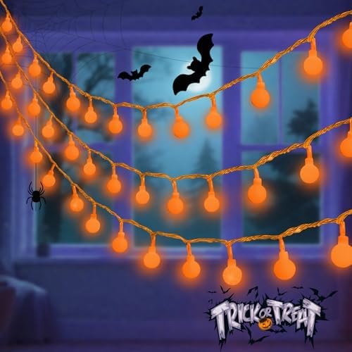 Connectable 43FT 100LED Globe String Lights Indoor, Halloween Lights - Image 3