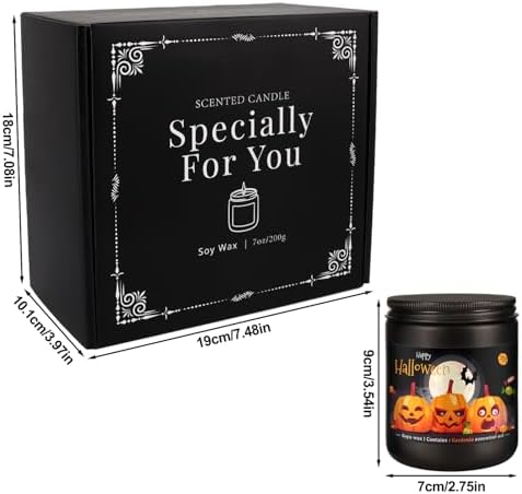 4 Pack 8Oz Halloween Scented Candles for Home Scented Aromatherapy Candles - Image 4