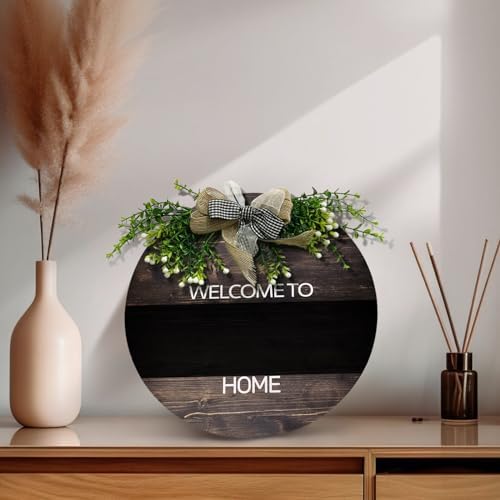 Personalized Name Welcome Signs for Front Door Custom Family Name Wooden Door Wreaths Custom Welcome Home Door Signs Customized Door Hanger for Outdoor Indoor Decorations - Image 5