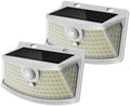 Aootek Solar Motion Sensor Lights Outdoor 120 LEDs, White, 2 Pack by Lightupeveryconer