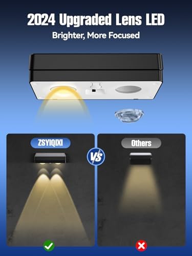 Solar Fence Lights Outdoor Waterproof LED, RGB Fence Solar Lights - Image 4