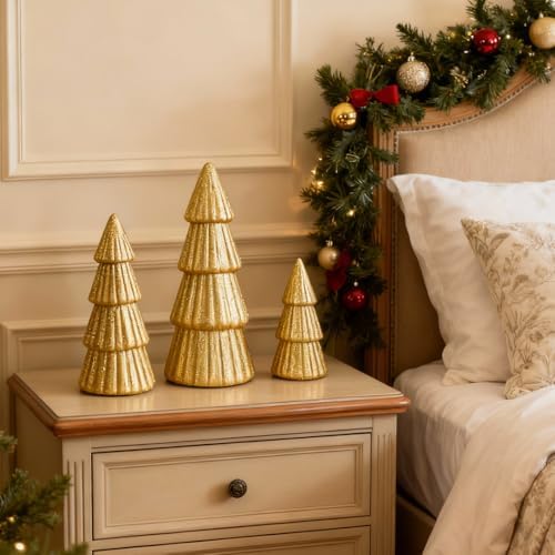 Joyhalo Gold Tabletop Christmas Trees - Image 6