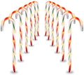 GAGALIFE 16-inch Candy Cane Lights, Outdoor Christmas Pathway Markers, 12 Pack with 72 Lights, 21 feet Total Length for Driveway, Walkway, Yard, Garden, Red-Green by GAGALIFE