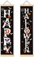 Spooky Halloween Door Banner Set of 2, Ghost Pumpkin Porch Decor for Home by Unknown