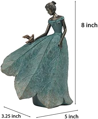 Guichifun Fairy Statue Leaf Angel Girls Gardening Gifts for Women - Image 6