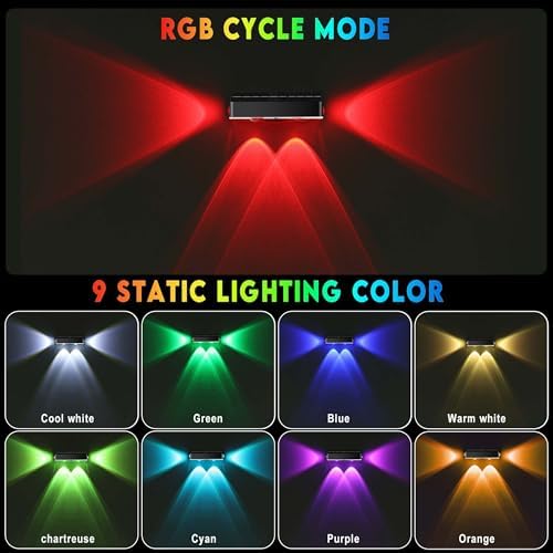 8 Pack Solar Fence Lights Outdoor with 3-Side Lighting - Image 2