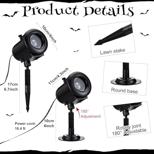 Aurelema 12 in 1 Halloween Projector Lights Outdoor 2026 Upgrade - Image 3