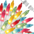 LAMPHOME Easter String Lights,Super-Bright Extendable 100 Count 19.6FT White Wire Mini Pastel Fairy Lights, 120V UL Certified for Garden Patio Holiday Party Outdoor Indoor Decoration, Multicolor by ULL