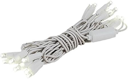 Novelty Lights 10 Light LED Christmas Mini Light Set, Warm White, 5 Feet by NoveltyLights-LightExperts