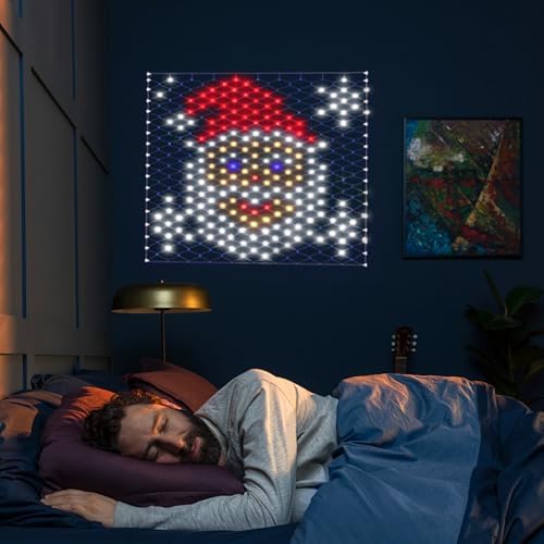 Leisure world LED Santa Window Silhouette Lights,USB Operated LED Net Outdoor Mesh Lights with Timer, 8 Modes for Indoor Outdoor Holiday Xmas Party Decor - Image 7