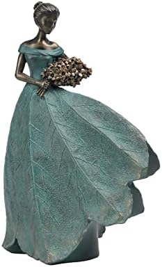 Guichifun Fairy Statue Leaf Angel Girls Resin Table Decor 5x3x7.5 Inch by Guichifun