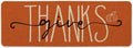 Artoid Mode Give Thanks Pumpkin Thanksgiving Doormat, Home Decor Low-Profile Switch Rug Door Mat Floor Mat for Indoor Outdoor 17x47 Inch by ArtoidMode