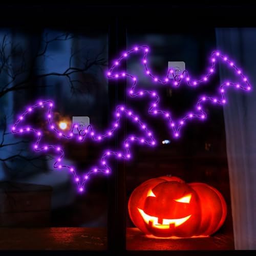 Halloween Window Lights, 2 Pack LED Waterproof Timer Indoor Decor - Image 4