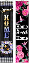Briarwood Lane Spring Double Sided Reversible Pine Porch Leaner 47x9.5 Spring Dance For Spring Porch Leaner by BriarwoodLane