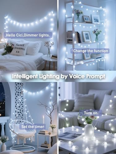 Connectable 43FT 100LED Globe String Lights Indoor, Smart Classroom Lights - Image 2