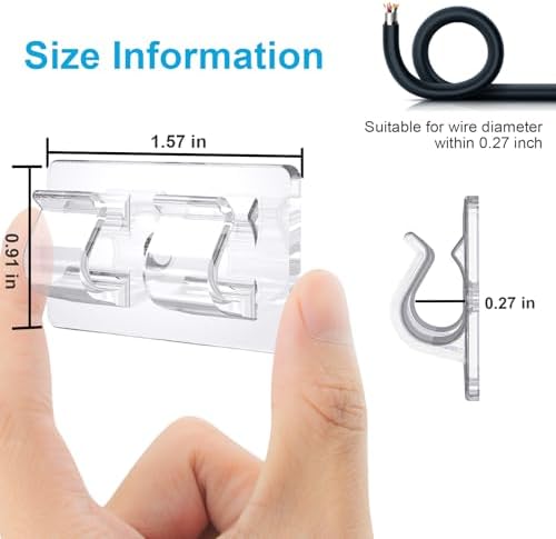 100 PCS Outdoor Light Clips, Heavy Duty Hooks for Outdoor String Lights - Image 2