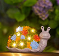 Nacome Snail Statues with Succulent for Garden Decor: Solar Outdoor Clearance Outside Yard Art Porch Patio Balcony Front Lawn Ornaments –Birthday Gifts for Mom Grandma Women by Nacome