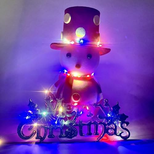 4 Pack Fairy Lights Battery Operated with Timer Christmas Lights Multicolor - Image 2