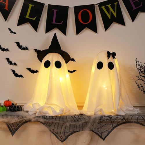 Halloween Ghost Decorations,Spooky Ghost Crafts for Halloween Decor Indoor - Image 4