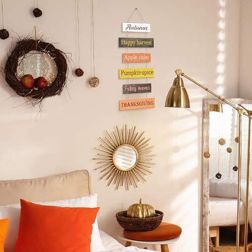 Hotop Fall Decoration for Home Thanksgiving Fall Wall Decor,Vivid Colors - Image 5