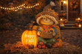 Fall Decorations for Home Outdoor Solar Lighted Fall Scarecrow Decor Thanksgiving Outdoor Decorations for Porch Garden Yard Patio Entryway, Lighted Pumpkin Decor Fall Garden Statue by Unknown
