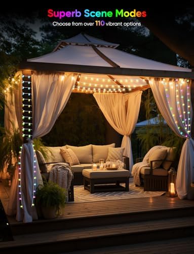 APPECK Outdoor String Lights 76FT with 200 LEDs, RGB Outdoor Patio Lights - Image 4