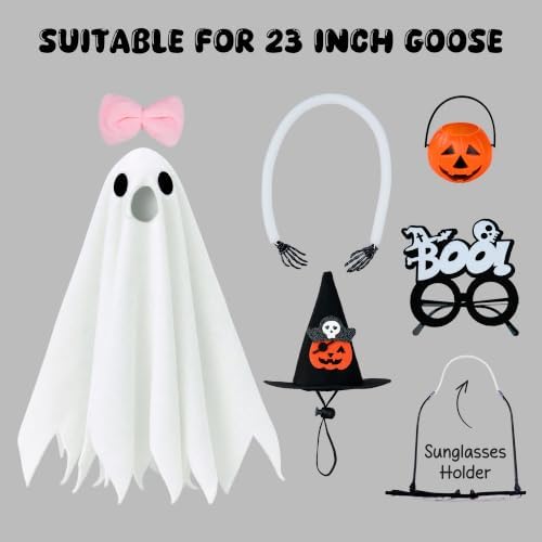 Halloween Ghost Porch Goose Outfits Sets - Image 4