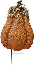 Pumpkin Garden Stake Metal Pumpkin Yard Sign Fall Decor Decorative Pumpkin by Unknown